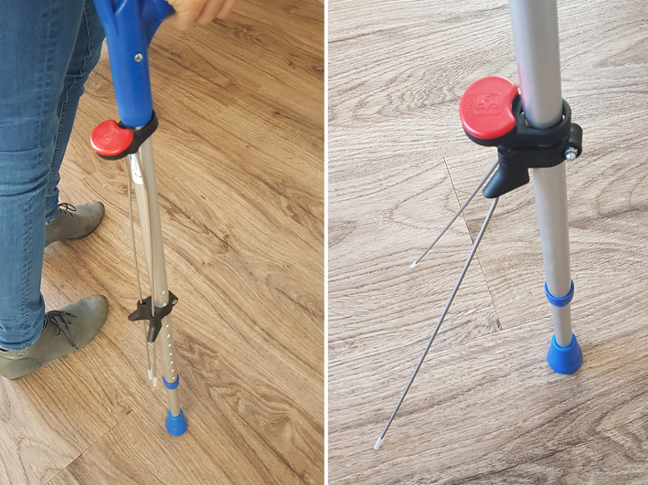 Rebotec Tripod Gehstützen Ständer