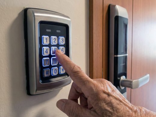 Nie mehr den Schlüssel vergessen: Elektronisches Schloss