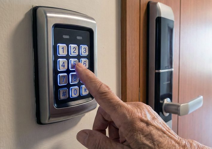 Nie mehr den Schlüssel vergessen: Elektronisches Schloss