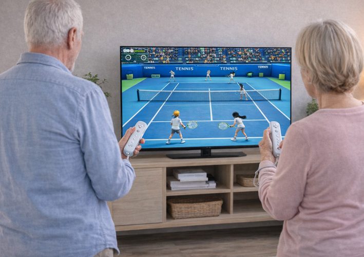 Bewegung für Senioren: Spielkonsolen im Alter
