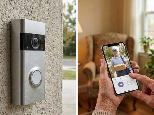 Videoklingel mit Gegensprechfunktion. Digitale Helfer für Senioren