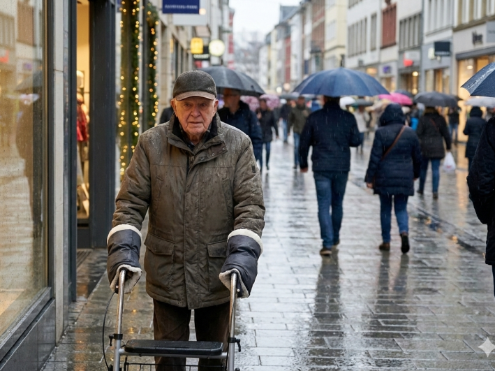 Handmuff Handschuhe für Rollator und Senioren