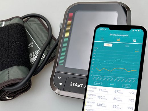 Blutdruck Messgeräte Bluetooth App Hilfsmittel Senioren