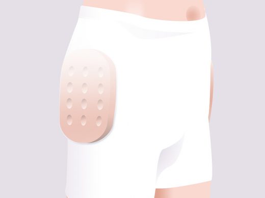 Unterhose mit Protektoren Senioren