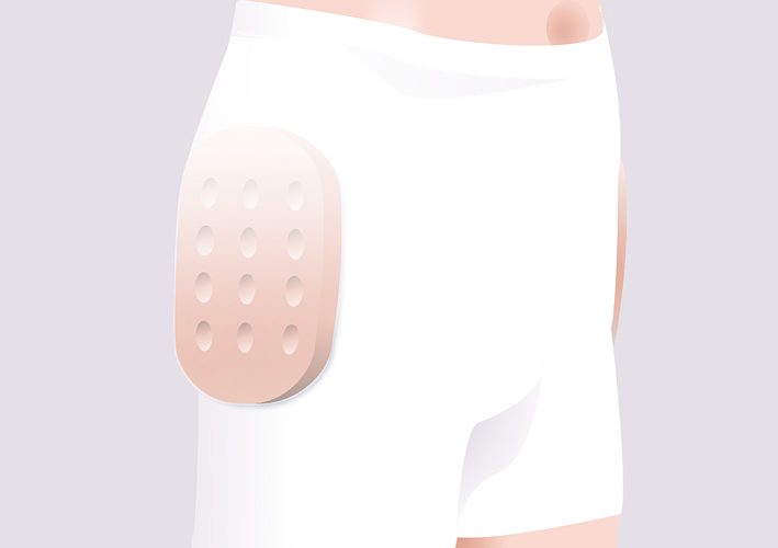 Unterhose mit Protektoren Senioren