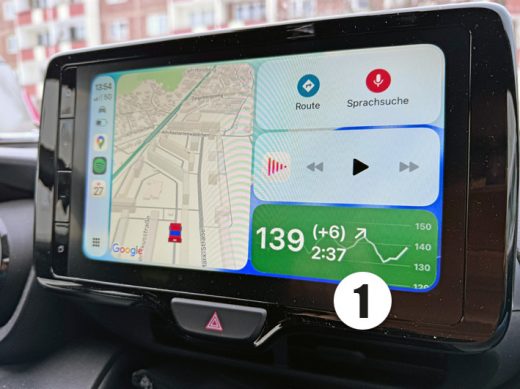 Glukosespiegel während der Autofahrt überwachen