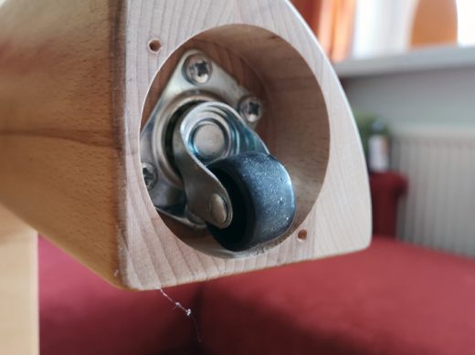 Erleichtern das Putzen: Möbel mit Rollen